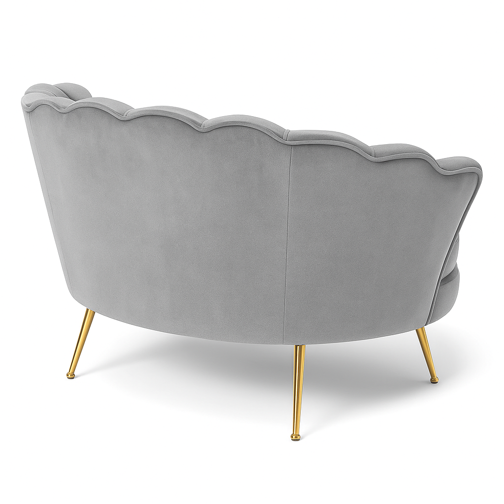 Szara Elegancka Sofa Muszelka – styl, komfort i wyjątkowa atmosfera Twojego wnętrza