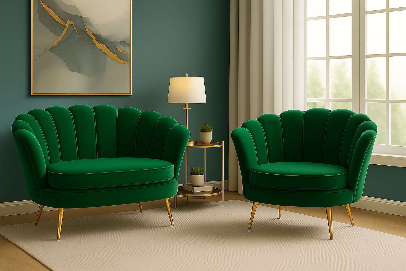 Elegancka Sofa Muszelka – styl, komfort i wyjątkowa atmosfera Twojego wnętrza