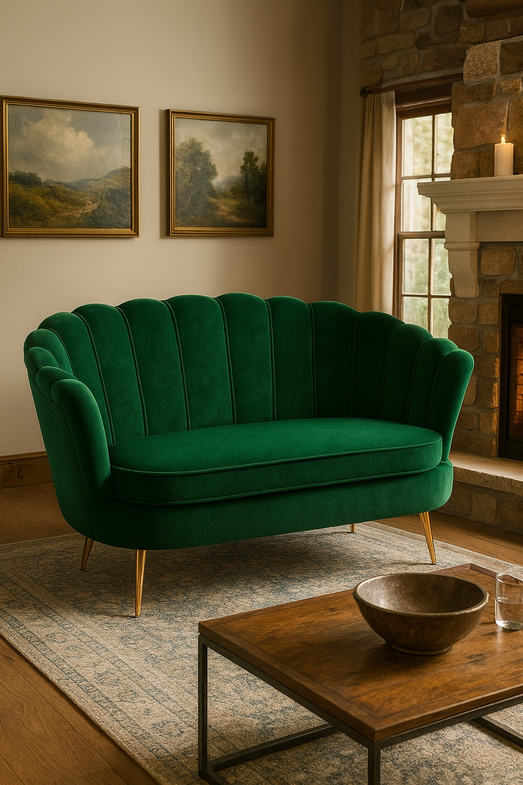 Elegancka Sofa Muszelka – styl, komfort i wyjątkowa atmosfera Twojego wnętrza